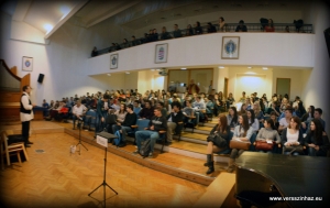 Petőfi előadás a váci Boronkay Szakközépiskolában